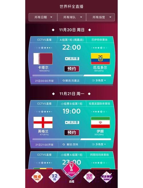 全面覆盖世界杯赛事的专业APP推荐 全面覆盖世界杯赛事的专业APP推荐